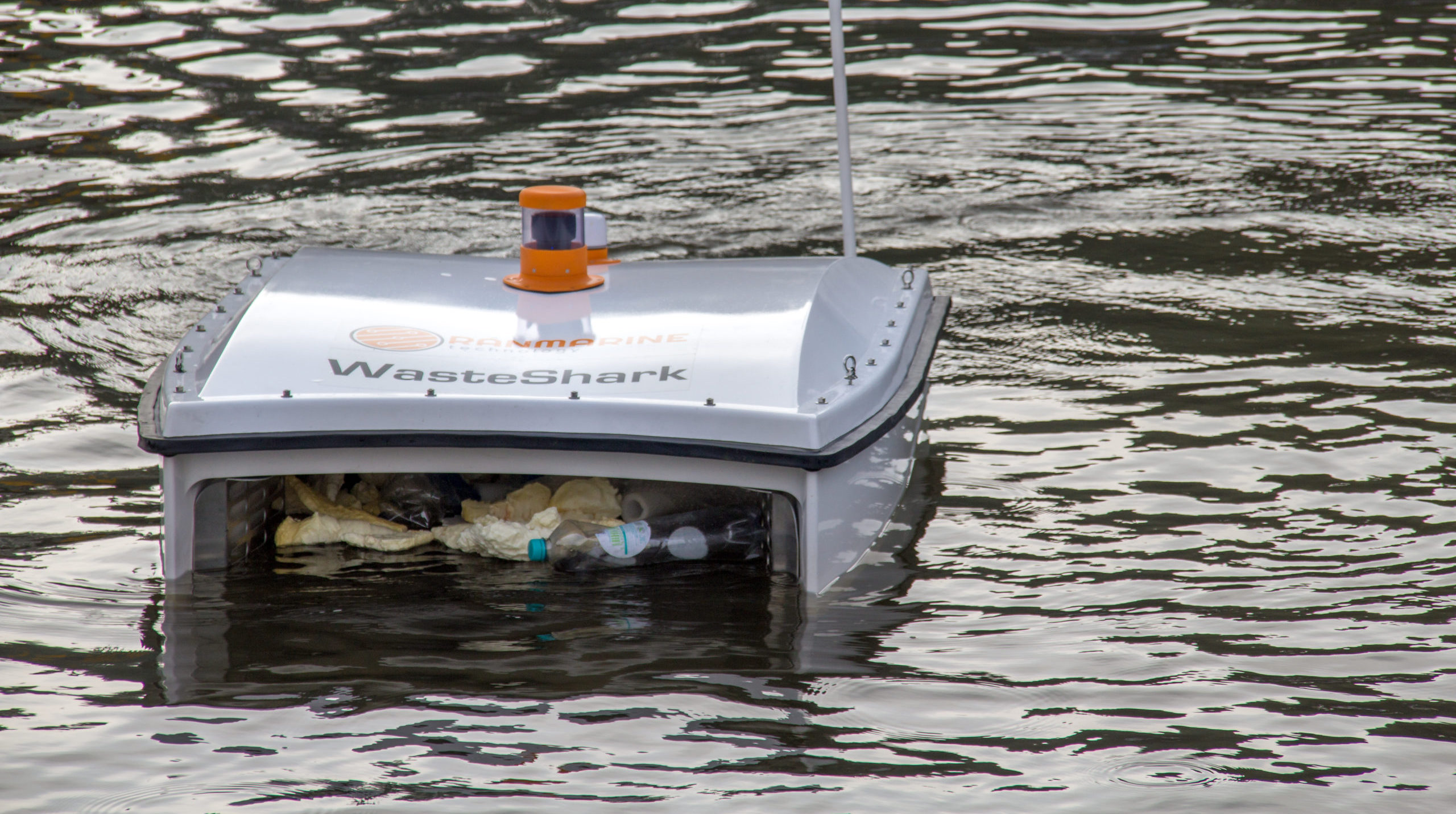New floating drones could help fight plastic pollution