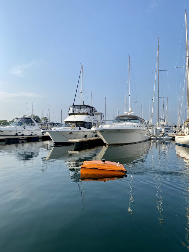 WasteShark cleaning Port of Toronto harbour