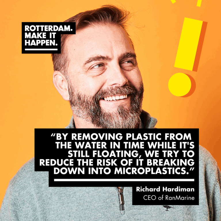By removing plastic from the water in time while it’s still floating, we try to reduce the risk of it breaking down into microplastics - Richard Hardiman CEO of RanMarine