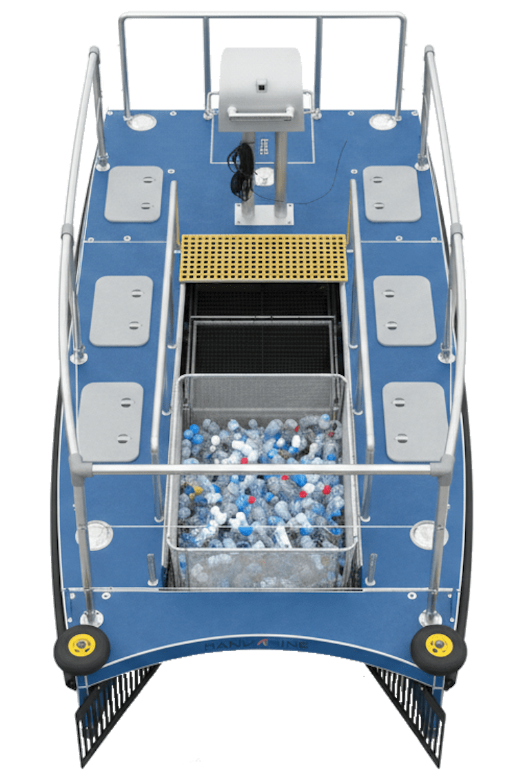 Vertical RanMarine MegaShark image showing deck