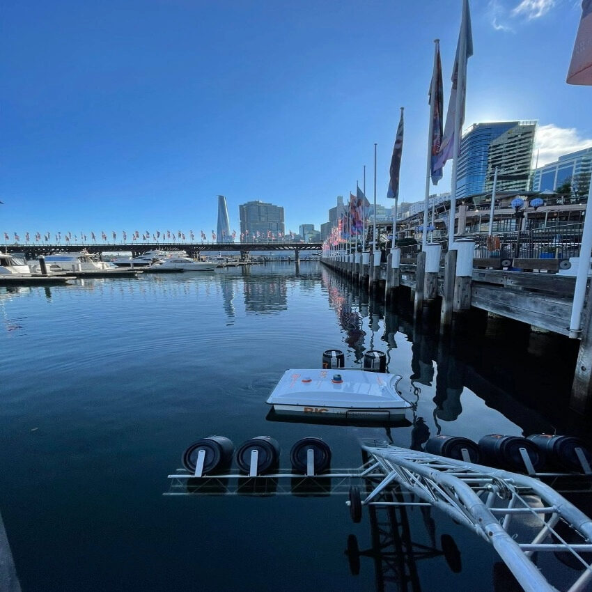 BIC using the WasteShark