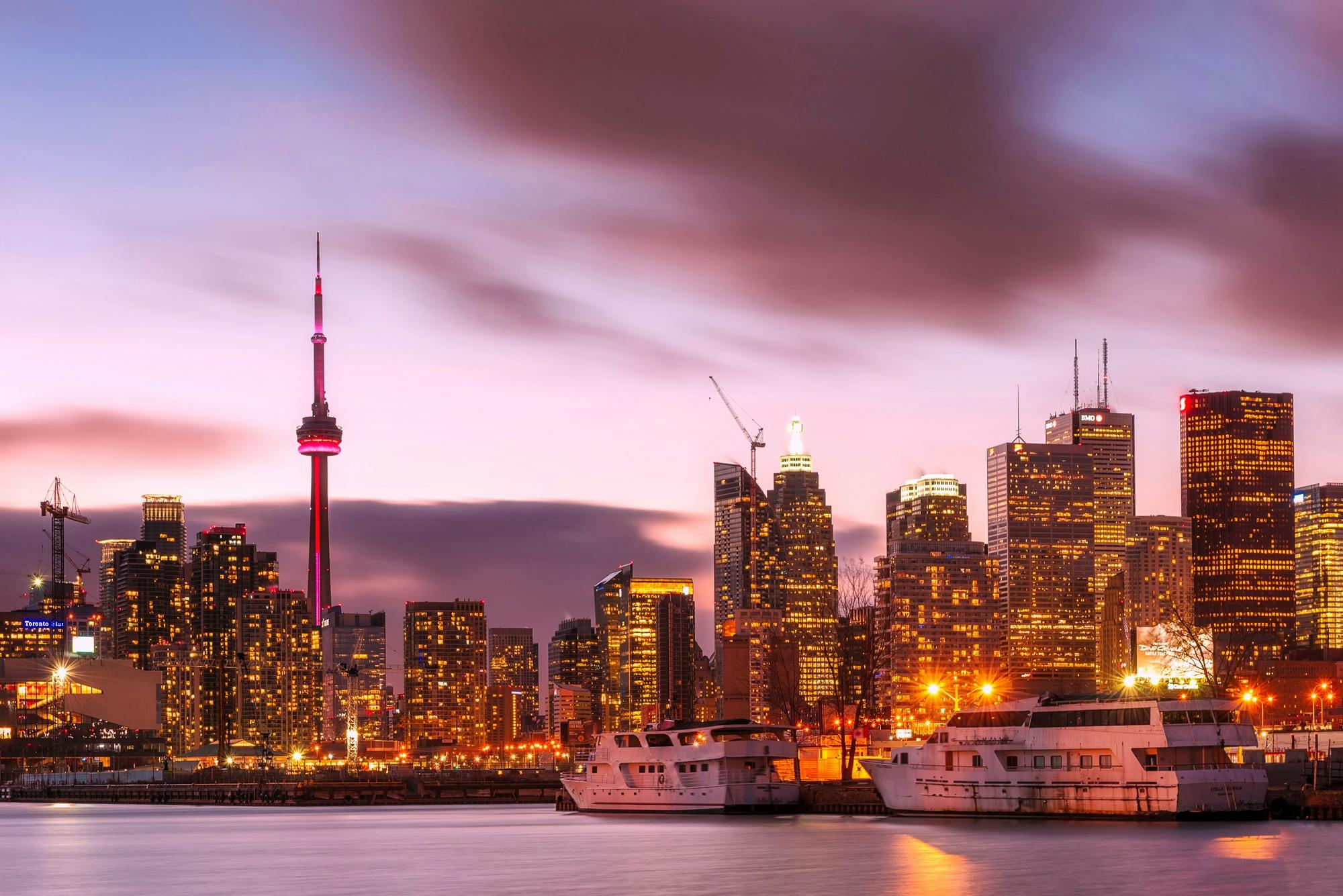 Toronto Waterfront by night