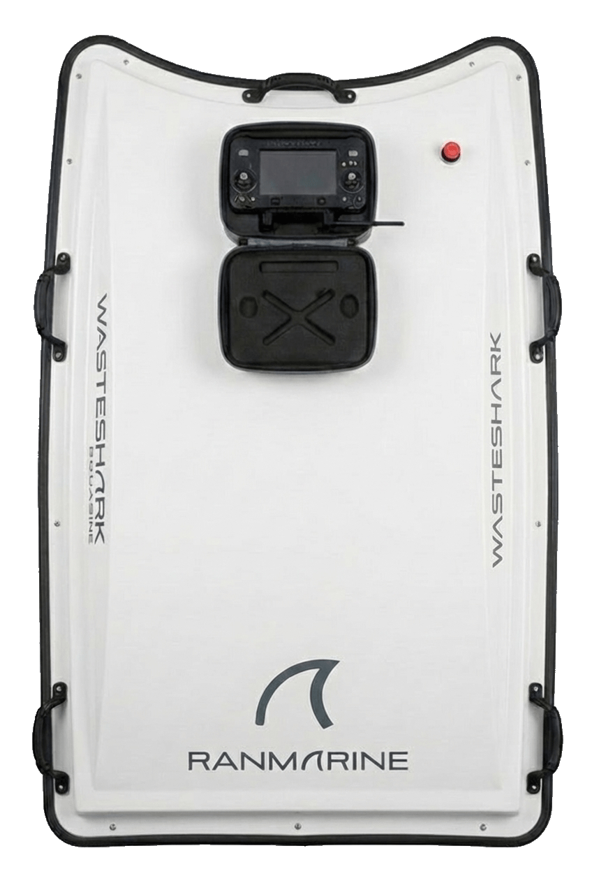 RanMarine's standard WasteShark viewed from top down.