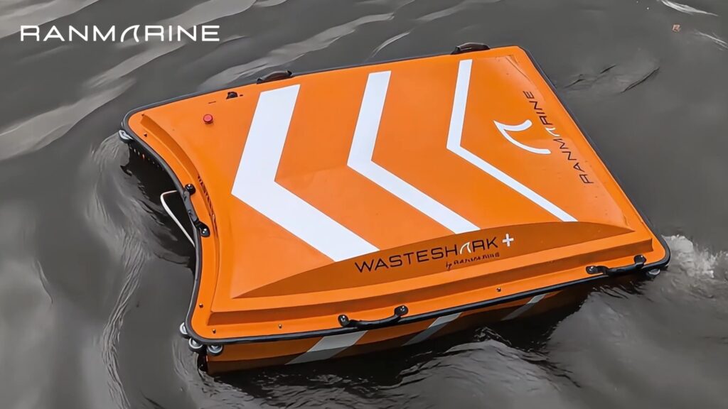 WasteShark Launch Video 1 frame at 0m2s